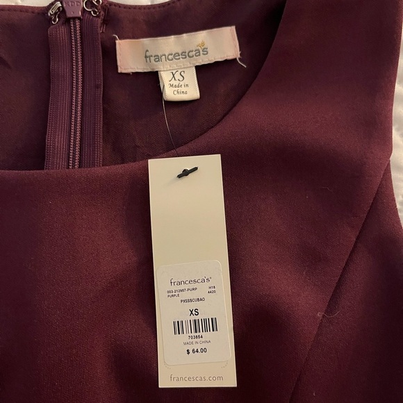 Francesca's Collections burgundy lace Dress - Picture 3 of 6